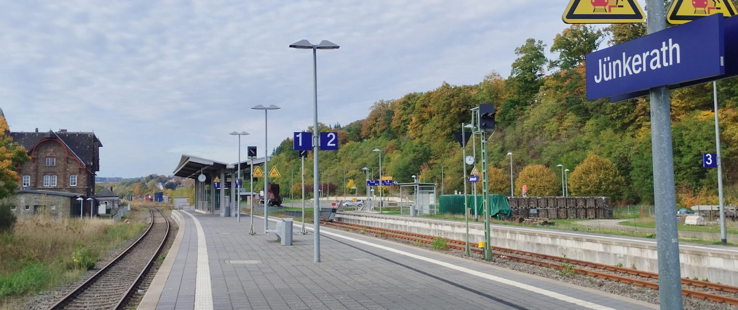 Bahnhof Jünkerath an der Eifelstrecke